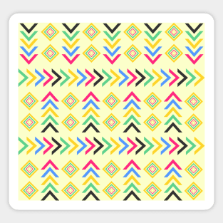 Colorful arrow pattern Sticker